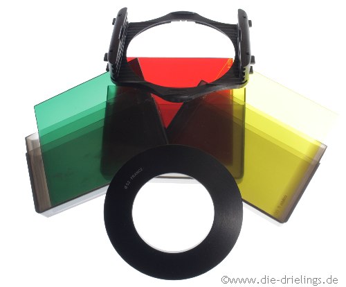 verschiedene Farbfilter für das Cokin Filtersystem